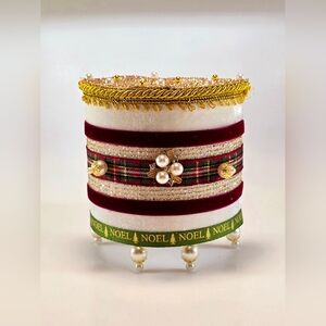 Holiday Heirloom Handmade Tabletop Christmas Ornament